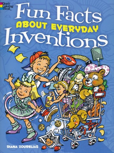 Cover of Fun Facts About Everyday Inventions Coloring Book