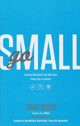 Cover of Go Small: Because God Doesn't Care About Your Status, Size or Success