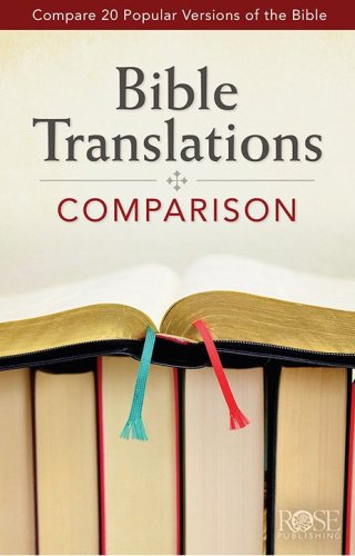 Cover of Bible Translations Comparison, Pamphlet - 5 Pack