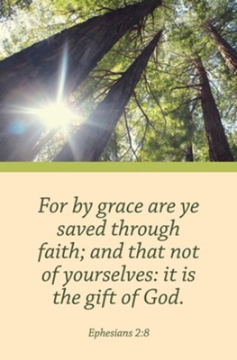 Cover of By Grace (Ephesian 2:8, KJV) Bulletins, 100