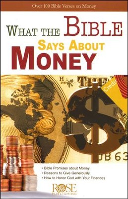 Cover of What the Bible Says About Money Pamphlet - 5 Pack