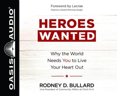 Cover of Heroes Wanted: Why the World Needs You to Live Your Heart Out - unabridged audiobook on CD
