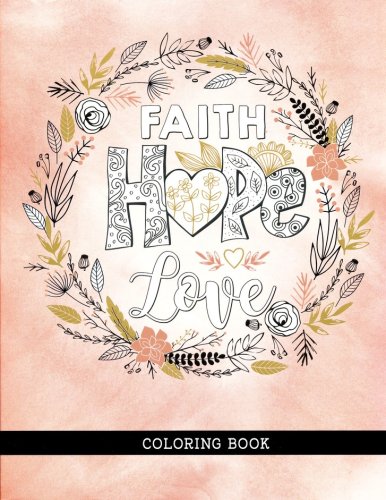 Cover of Faith Hope Love Coloring Book