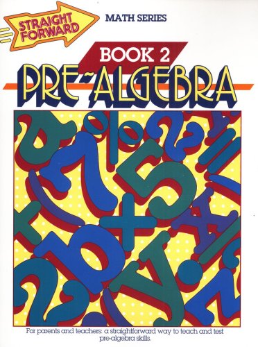 Cover of Straight Forward Math Series: Pre-Algebra Book 2