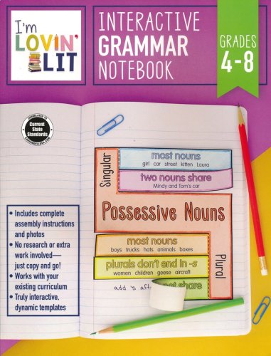 Cover of Interactive Grammar Notebook, Grades 4-8