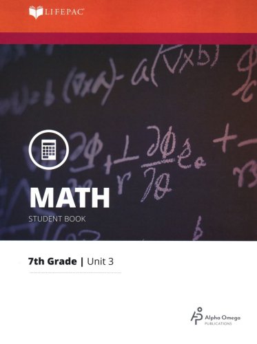 Cover of Grade 7 Math LIFEPAC 3: Decimals (Updated Edition)