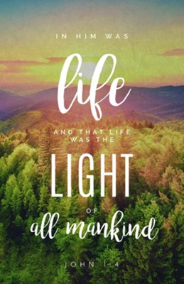 Cover of In Him Was Life (John 1:4, NIV) Bulletins, 100