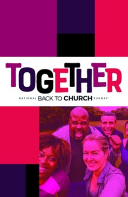 Cover of Back to Church Together Bulletins, 100