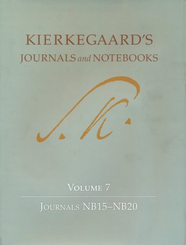 Cover of Kierkegaard's Journals and Notebooks: Volume 7, Journals NB15-NB20