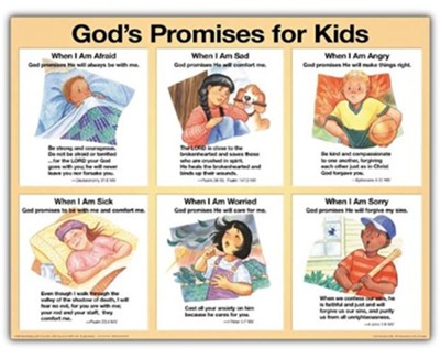 Cover of God's Promises for Kids NIV Laminated Wall Chart
