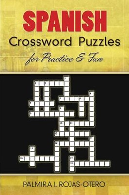 Cover of Spanish Crossword Puzzles for Practice and Fun