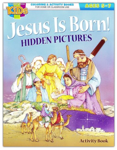 Cover of Jesus Is Born! Hidden Pictures Activity Book--Ages 5 to 7
