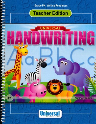 Cover of Universal Handwriting: Writing Readiness, Teacher Edition (Grade Pre-K)