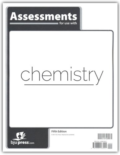 Cover of BJU Press Chemistry Grade 11 Assessments (5th Edition)