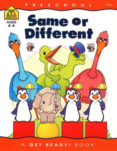 Cover of Perceptual Skills-Same or Different, Preschool Get Ready Workbooks