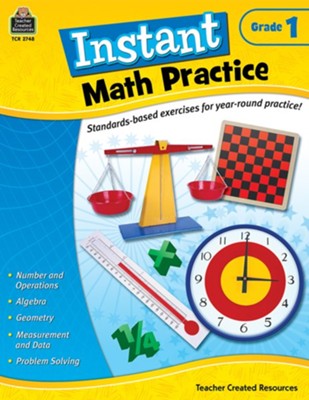 Cover of Instant Math Practice (Grade 1)