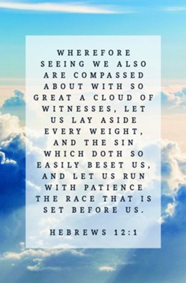 Cover of The Race (Hebrews 12:1, KJV) Bulletins, 100