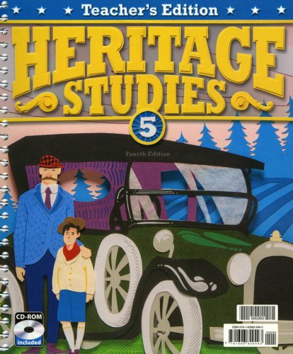 Cover of BJU Press Heritage Studies Grade 5 Teacher's Edition (Fourth Edition)
