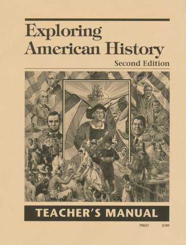 Cover of Exploring American History 2nd Edition Teacher's Manual, Grade 5