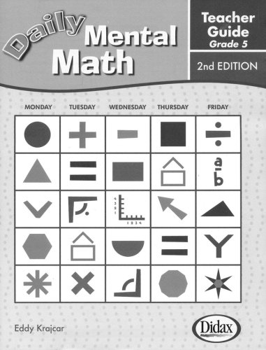 Cover of Daily Mental Math Grade 5 Teacher's Guide