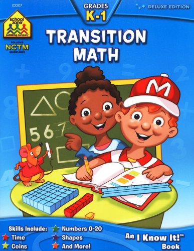 Cover of Transition Math, Grades K-1