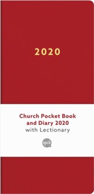 Cover of 2020 Church Pocket Book and Diary, Red