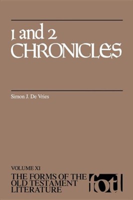 Cover of 1 and 2 Chronicles, The Forms of the Old Testament Literature (FOTL)