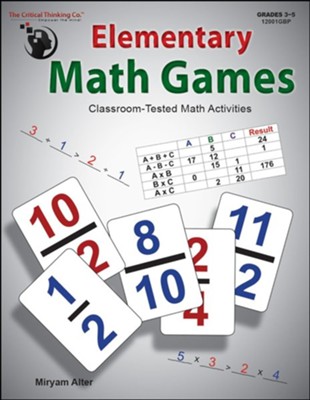 Cover of Math Games Elementary