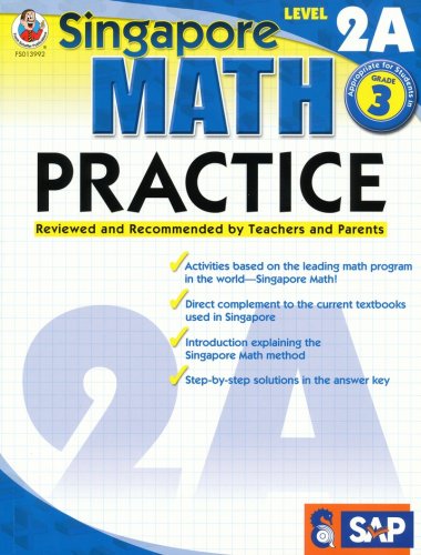 Cover of Singapore Math Practice 2A, Grade 3