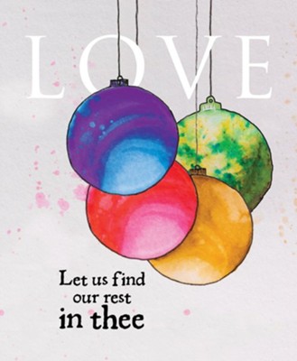 Cover of Love Ornament Large Advent Bulletins, 50