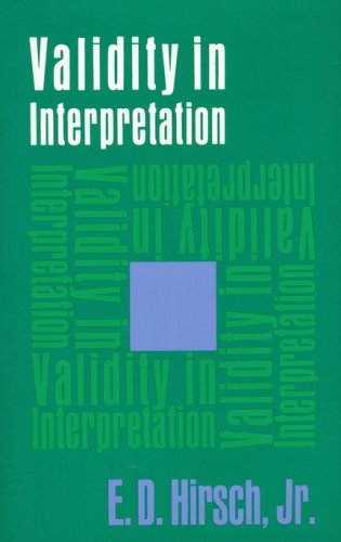 Cover of Validity in Interpretation