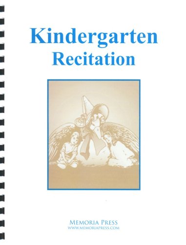 Cover of Kindergarten Recitation Lesson Plans