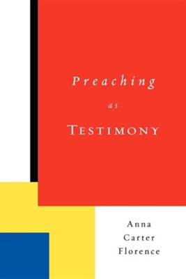 Cover of Preaching as Testimony