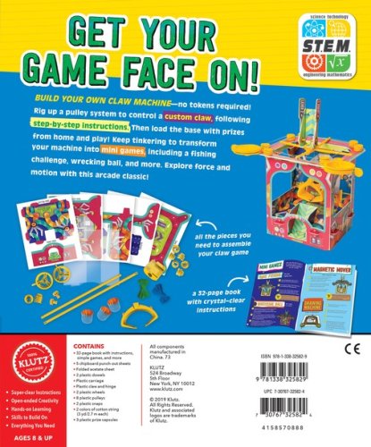 Cover of Arcade Claw Game Book and Maker Kit