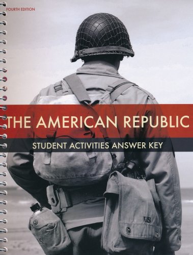 Cover of BJU Press Heritage Studies: The American Republic Student Activity Manual Teacher's Edition (Fourth Edition)