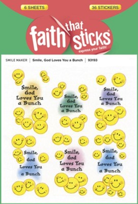 Cover of Stickers: Smile, God Loves You