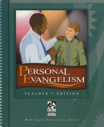 Cover of BJU Press Personal Evangelism and Discipleship, Teacher's Edition