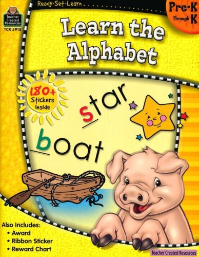 Cover of Ready Set Learn: Learn the Alphabet (Grades PreK and K)