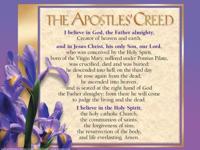 Cover of The Apostles' Creed, Laminated Wall Chart