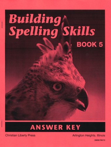 Cover of Building Spelling Skills Answer Key, Book 5, 2nd Ed., Grade 5