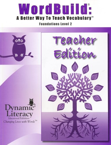 Cover of WordBuild ®: A Better Way To Teach Vocabulary Foundations 2 Combo Pack