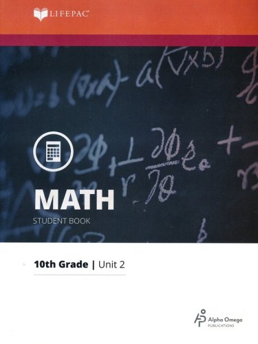 Cover of Lifepac Math Grade 10 Unit 2: Proof