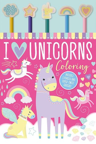 Cover of I Love Unicorns Coloring