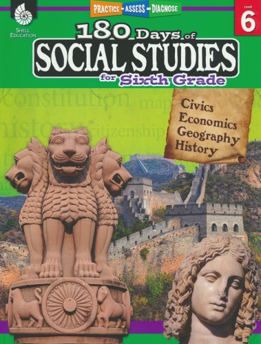 Cover of 180 Days of Social Studies for Sixth Grade