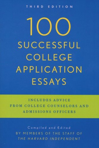 Cover of 100 Successful College Application Essays