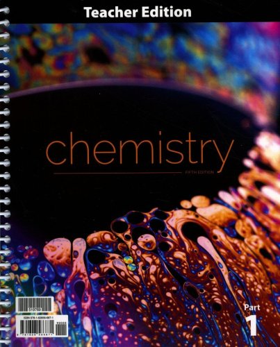 Cover of BJU Press Chemistry Grade 11 Teacher Edition (5th Edition)