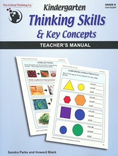 Cover of Kindergarten Thinking Skills & Key Concepts Teacher's Manual