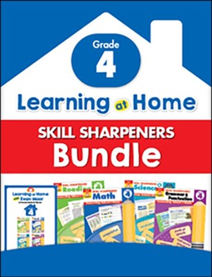 Cover of Learning at Home Skill Sharpeners Bundle, Grade 4
