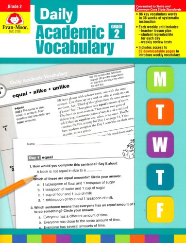 Cover of Daily Academic Vocabulary, Grade 2