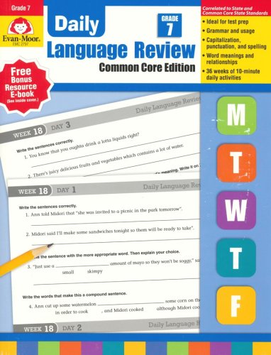Cover of Daily Language Review Grade 7 (Revised Edition)